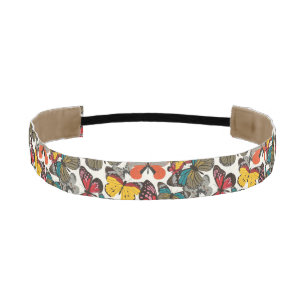 Cinta Para La Cabeza Estampado de flores retro 3
