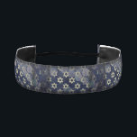 Cinta Para La Cabeza Estrella múltiple Happy Hanukkah de SlipperyJoe de<br><div class="desc">SlipperyJoe's Happy Hanukkah multiples Star of David símbolos artístico Celebración Hebreo judío Chanukah regalos decorativos Judaísmo religión símbolo significativo contextos culturales relevantes varias formas hexagonales tonos morados oscuro fondo abstracto de color oscuro apariencia texturizada</div>