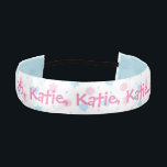 Cinta Para La Cabeza Estrellas y corazones Hanukkah/rosa/azul<br><div class="desc">¡Las bandas de cabeza personalizadas de Hanukkah hacen grandes regalos de Hanukkah! Elija entre una tela doble satinada o grosgain, de 1" o 1 1/2" de ancho y un color para el interior de cada banda de cabeza. Estas maravillosas bandas de cabeza no deslizantes se pueden personalizar fácilmente seleccionando tu...</div>