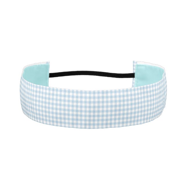 Cinta Para La Cabeza F & L Blue Gingham (Anverso)