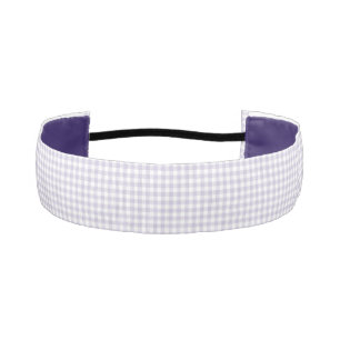 Cinta Para La Cabeza F & L Purple Gingham