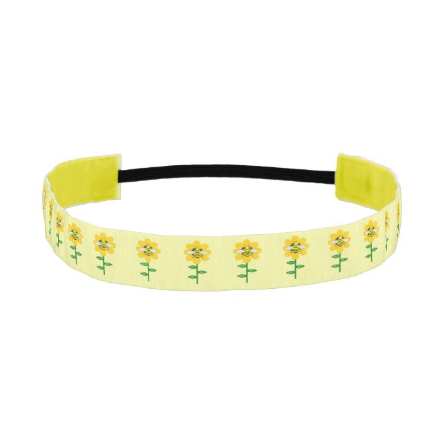 Cinta Para La Cabeza Feliz Día de las Abejas Cumpleaños Bumblebee (Anverso)