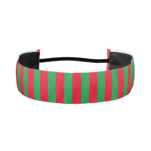 Cinta Para La Cabeza Festividad Fiesta Verde y Tirada Roja