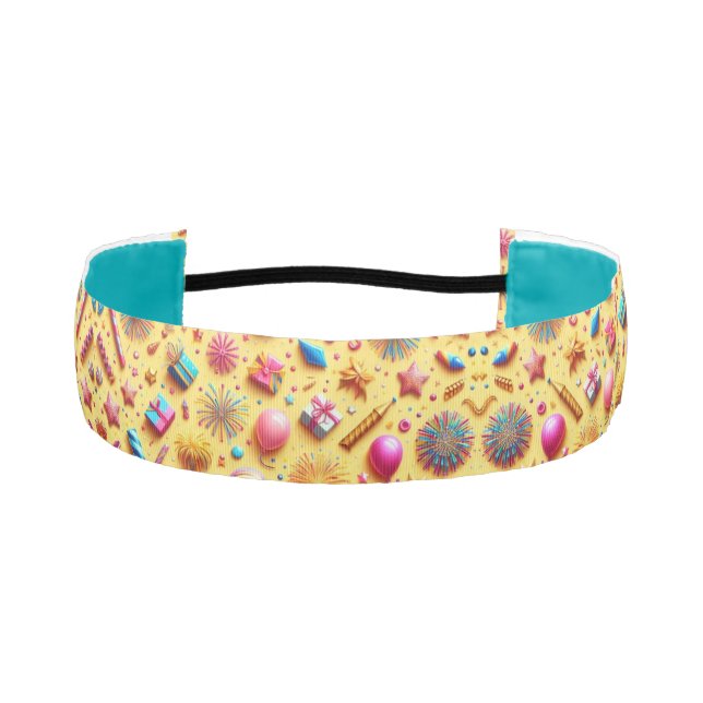 Cinta Para La Cabeza Fiesta amarillo (Anverso)