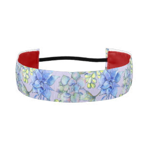 Cinta Para La Cabeza Filas de Pulsera Atlética Suculenta