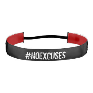 Cinta Para La Cabeza Fitness Motivacional #NOEXCUSES Sin Excusas