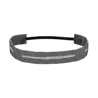 Cinta Para La Cabeza Flauta de plata en efecto negro del damasco