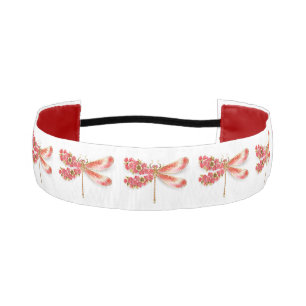 Cinta Para La Cabeza Flor libélula con sakura de joyas