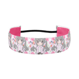Cinta Para La Cabeza Flor rosa