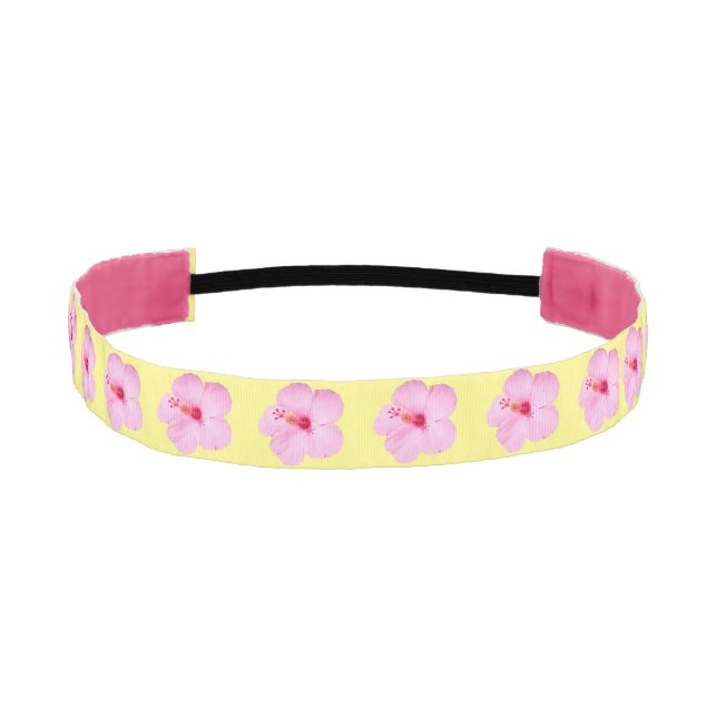 Cinta Para La Cabeza Flor tropical Hibiscus rosa (Anverso)