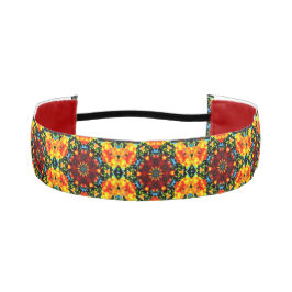 Cinta Para La Cabeza Floral Orange