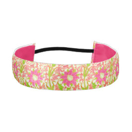 Cinta Para La Cabeza Floral rosa