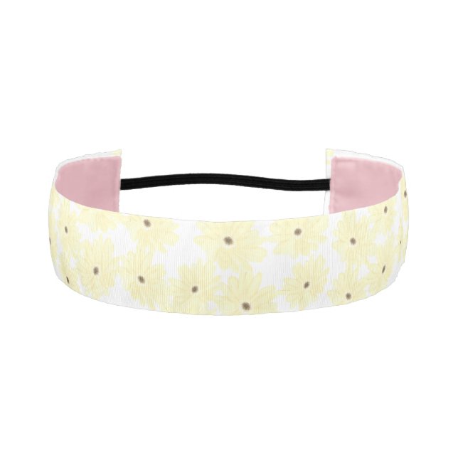 Cinta Para La Cabeza Flores Amarillas Tranquilas (Anverso)
