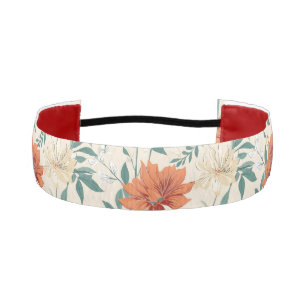 Cinta Para La Cabeza Flores estilo Boho patrón colores claros