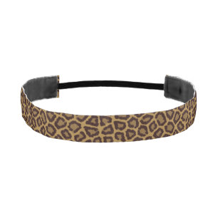 Cinta Para La Cabeza Fondo de la teja con una piel del leopardo