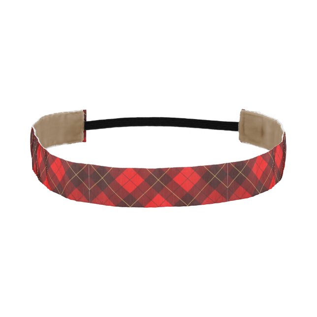 Cinta Para La Cabeza Fondo del tartán de Wallace (Anverso)