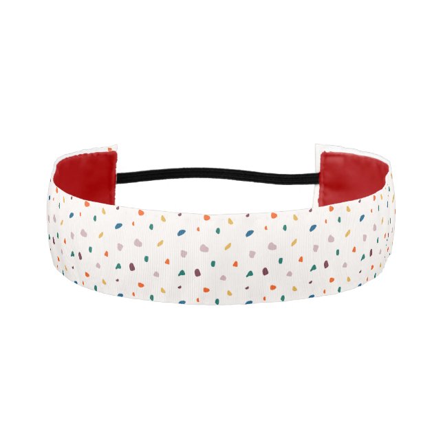 Cinta Para La Cabeza Fun Terrazzo Print Athletic Headband (Anverso)