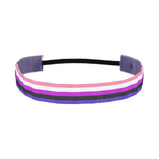 Cinta Para La Cabeza Genderfluidity Pride flag Athletic Headband