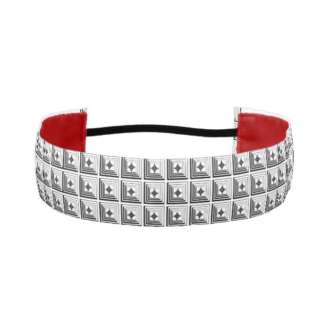 Cinta Para La Cabeza Geometric Pendant Pattern (Anverso)