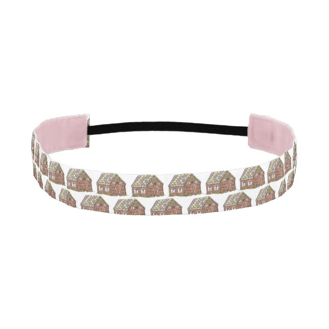 Cinta Para La Cabeza Gingerbread House Navidades Candy Holiday Sweet (Anverso)