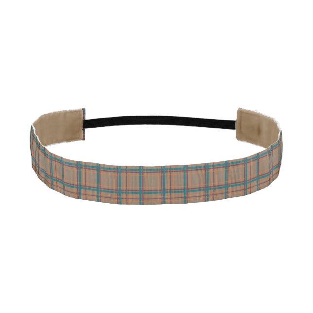 Cinta Para La Cabeza Gorro de cuadros otoñal chic (Anverso)