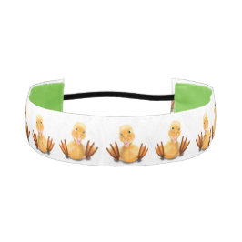 Cinta Para La Cabeza Gracioso pato amarillo juguetón Wink feliz Persona