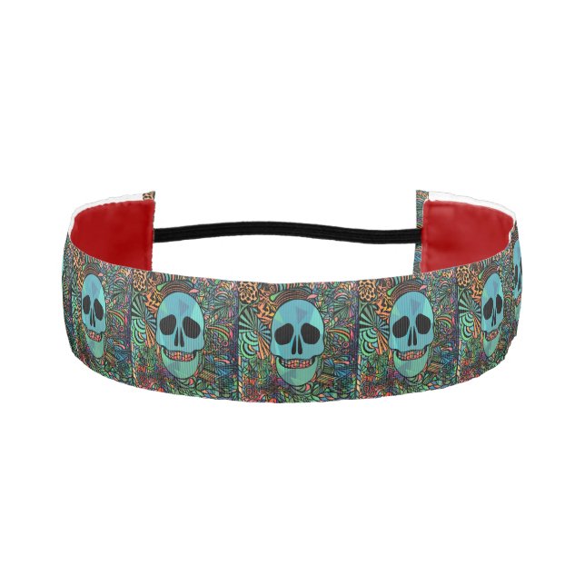 Cinta Para La Cabeza Halloween Hippie Skull Thunder_Cove (Anverso)