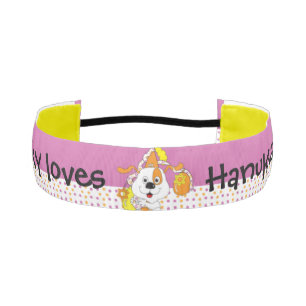 Cinta para la cabeza Hanukkah Zeevie el perro/Lava