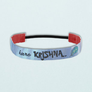 Cinta Para La Cabeza "Hare Krishna" Peacock Feather Hindu