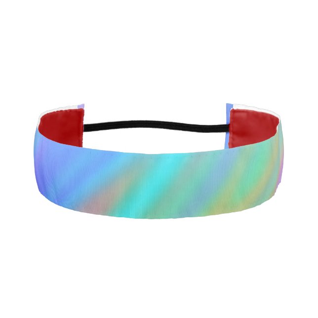 Cinta Para La Cabeza Holograma lujoso de lujo azul violeta (Anverso)