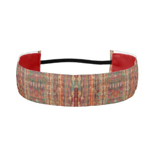 Cinta Para La Cabeza Ikat Boho Flow Tradicional Elegante Color Rusty Hu