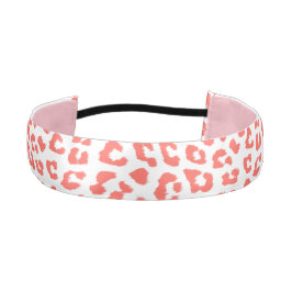 Cinta Para La Cabeza Impresión de leopardo de coral