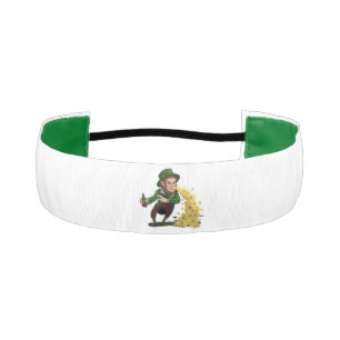 Cinta Para La Cabeza Irlandés Leprechaun Tossing Lucky Cookies Funny