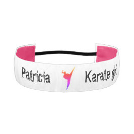 Cinta Para La Cabeza Karate Girl Martial Arts Sport Hair Accessory
