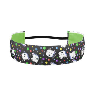 Cinta Para La Cabeza KiniArt Confetti Westie