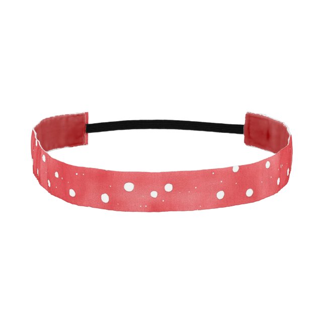 Cinta Para La Cabeza Ladybug Red White Dots Birthday (Anverso)