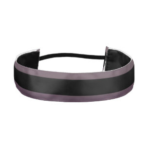 Cinta Para La Cabeza Lavander Black Strip Headband