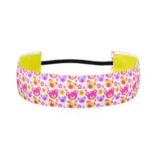 Cinta Para La Cabeza Lazo para el cabello con caras de osito de peluche