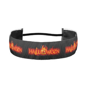 Cinta Para La Cabeza Letras ígneas masivas de SlipperyJoe's Halloween c