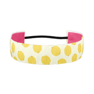 Cinta Para La Cabeza Limón amarillo