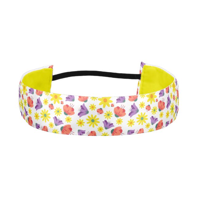Cinta Para La Cabeza Lindo floral  (Anverso)