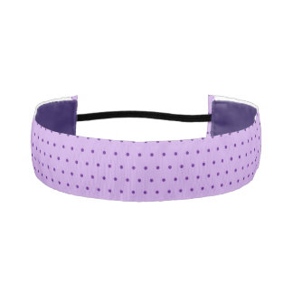 Cinta Para La Cabeza Lujoso Lila Morado Lunares Lila