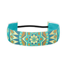 Mandala de Fantasía Azul Dorado