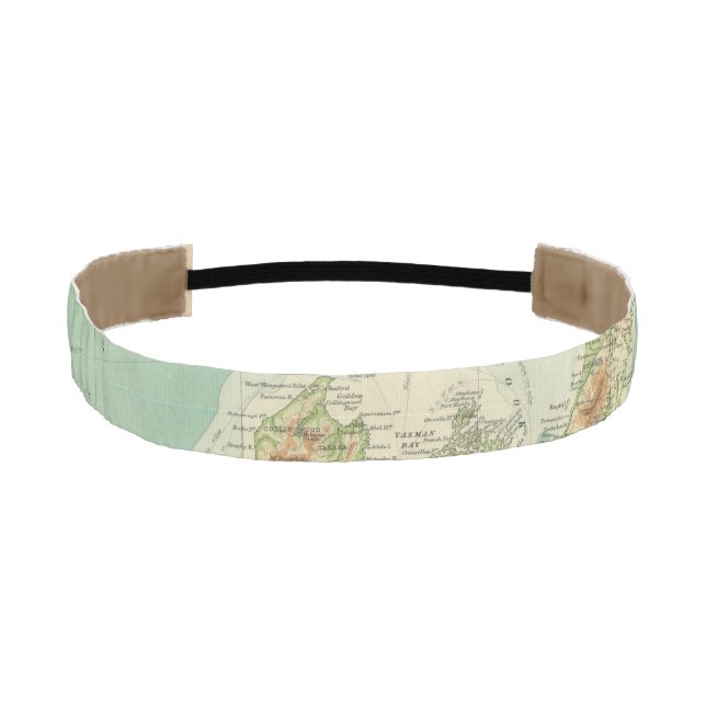 Cinta Para La Cabeza Mapa del atlas de Nueva Zelanda (Anverso)