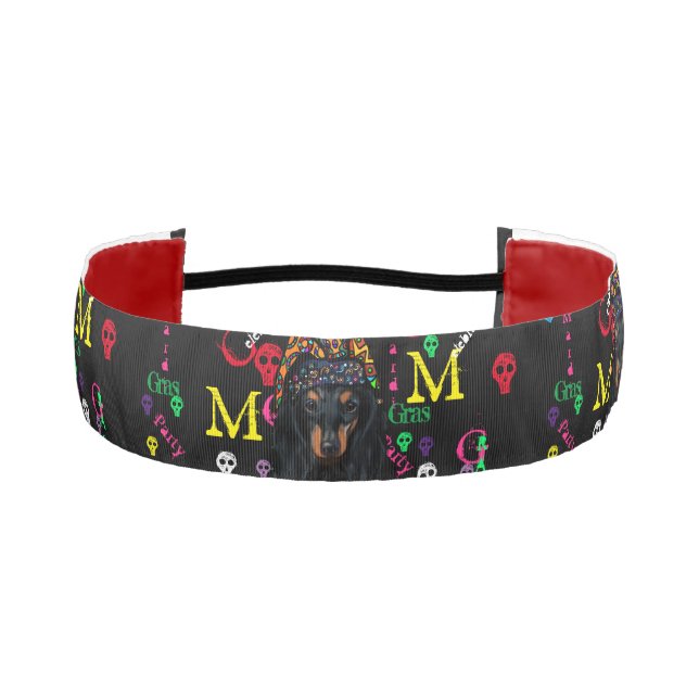 Cinta Para La Cabeza Mardi Gras (Anverso)