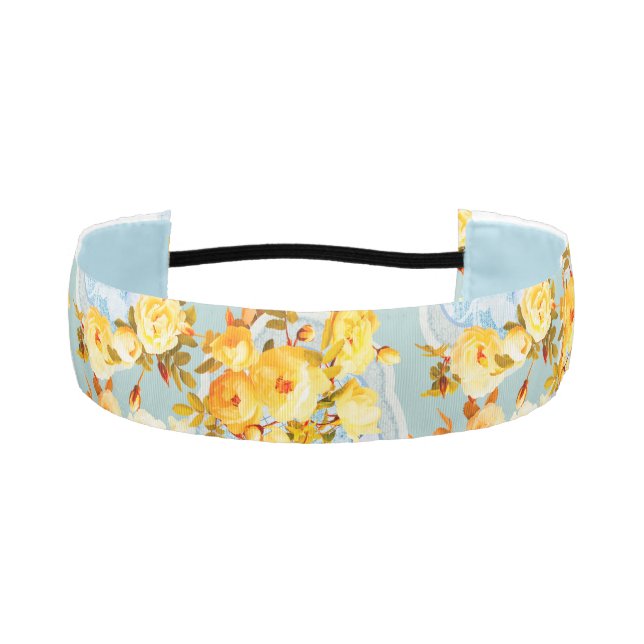 Cinta Para La Cabeza Medallones y Rosas (Anverso)