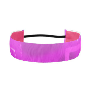 Cinta Para La Cabeza Moda Rosa Geométrico Futurista