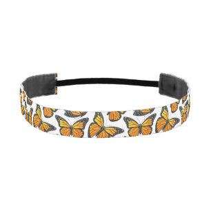 Cinta Para La Cabeza Modelo de mariposa de monarca