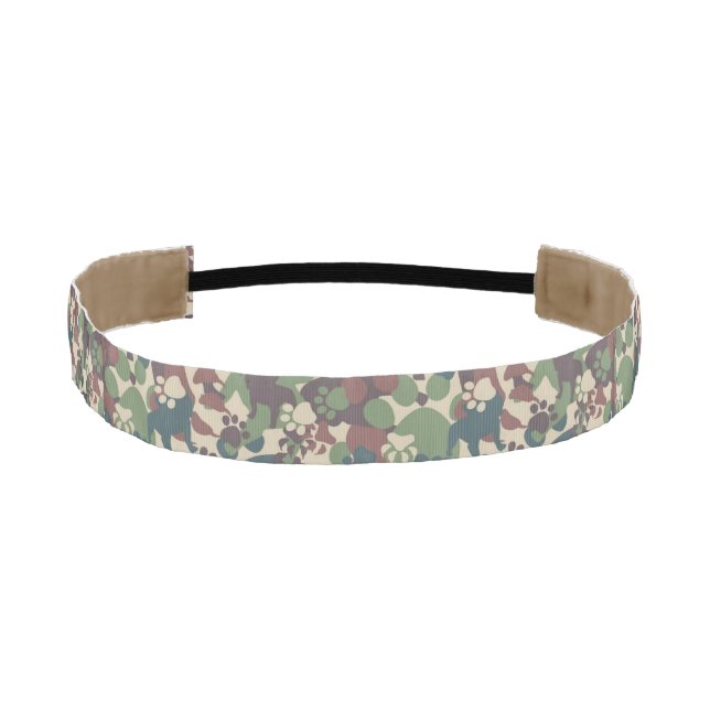 Cinta Para La Cabeza Modelo del camuflaje del perro (Anverso)