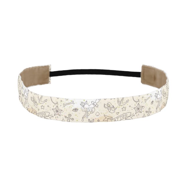 Cinta Para La Cabeza Modelo del concepto del tatuaje (Anverso)